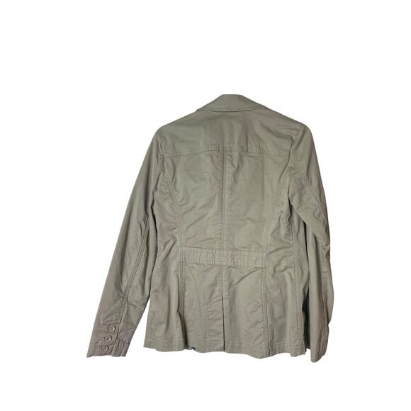 Eddie Bauer Legend wash Stretch Women's Field Coat Blazer Jacket Tan Size 8 - Picture 2 of 6